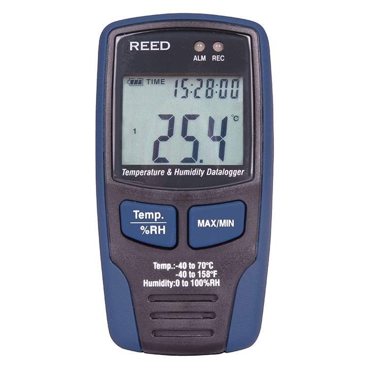 Temperature and Humidity Datalogger NIST Fibre Glast